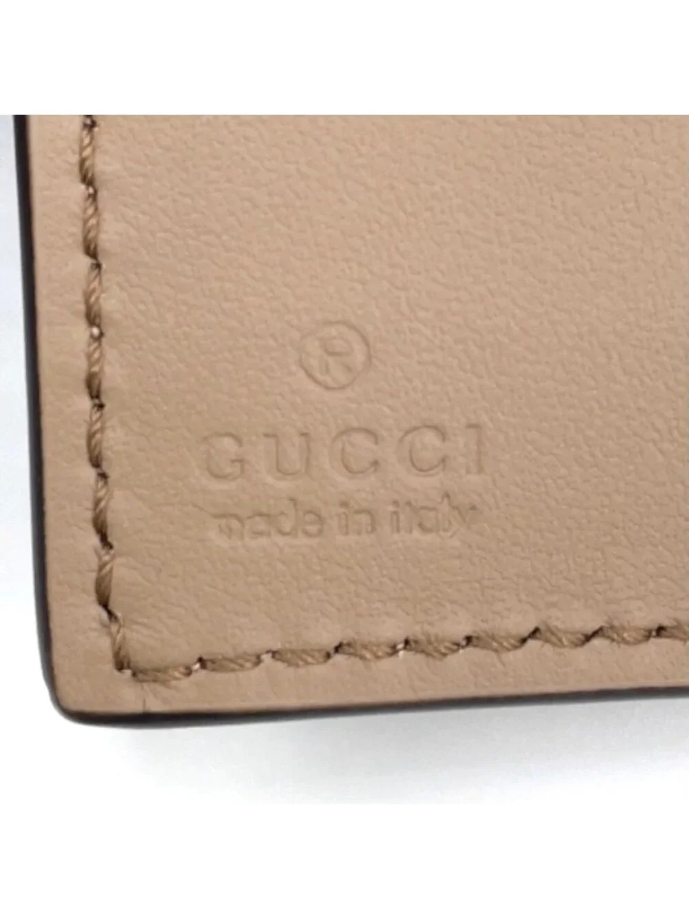 Gucci Dionysus GG Supreme Leather Beige Trifold Wallet Silver - Picture 4 of 15